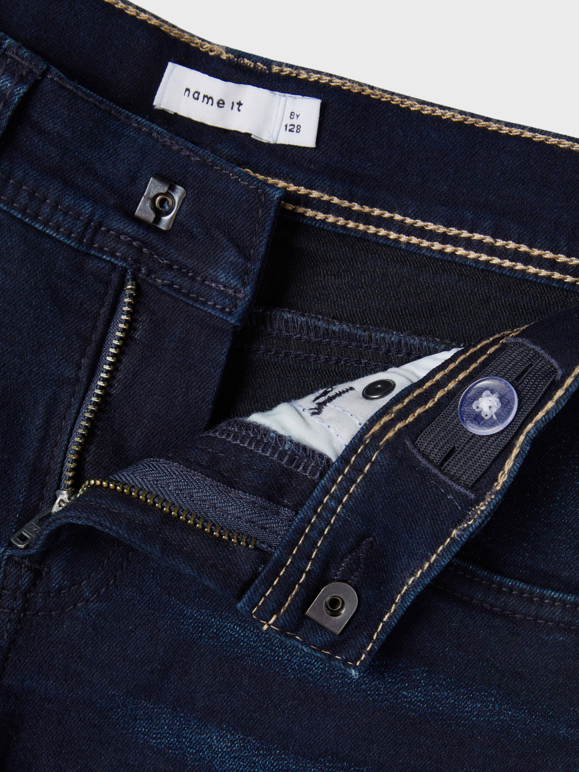 NKMSILAS Jeans - Dark Blue Denim